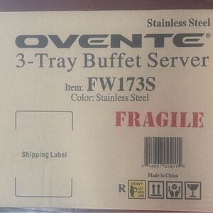 Ovente 3-Tray Buffet Server